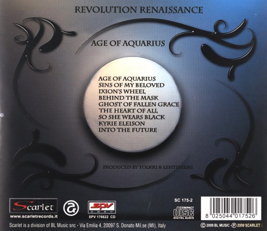 Revolution Renaissance: Age Of Aquarius [CD]