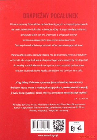 Drapieżny pocałunek - Roberto Saviano [KSIĄŻKA]