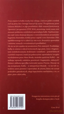 Prozy utajone - Franz Kafka [KSIĄŻKA]