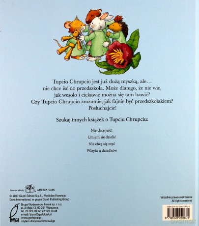 Przedszkolak na medal. Tupcio Chrupcio - Eliza Piotrowska [KSIĄŻKA]