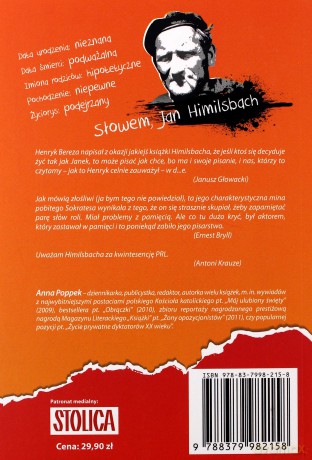 Rejs na krzywy ryj czyli Jan Himilsbach i jego czasy - Anna Poppek [KSIĄŻKA]