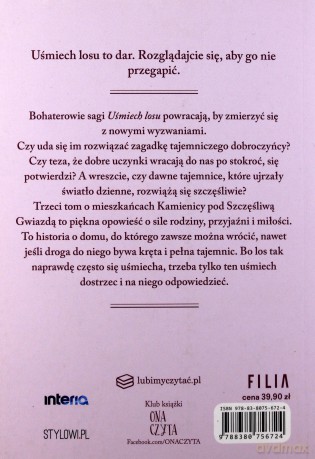 Szczęście na wyciągnięcie ręki. Uśmiech losu (Tom 3) - Agnieszka Krawczyk [KSIĄŻKA]