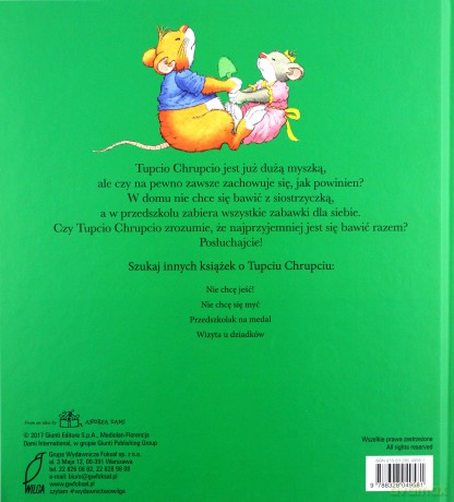 Umiem się dzielić. Tupcio Chrupcio - Eliza Piotrowska [KSIĄŻKA]
