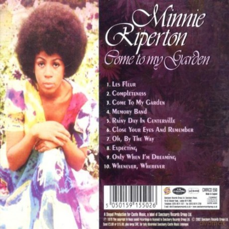 Minnie Riperton: Come To My Garden [CD]