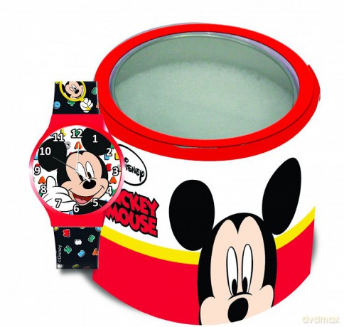 Zegarek analogowy. Mickey w puszce