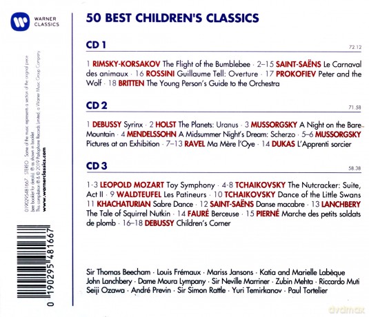 50 Best Children's Classics [3CD]