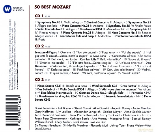 50 Best Mozart [3CD]