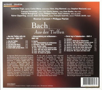 Ricercar Consort: Aus Der Tiefe BWV131 Et 182 (digipack) [CD]