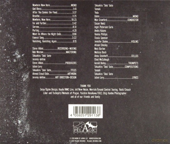 Mono: Nowhere Now Here  [CD]