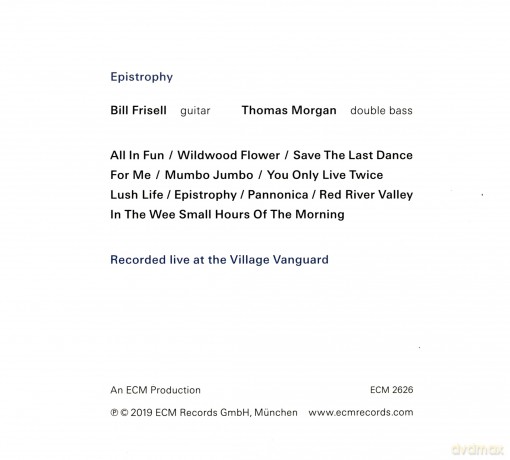 Bill Frisell: Epistrophy [CD]