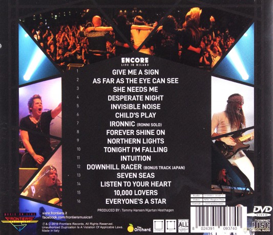 TNT: Encore Live In Milano [CD]+[DVD]
