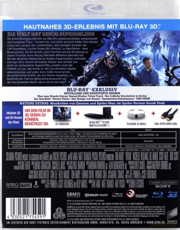Venom [Blu-Ray 3D]+[Blu-Ray]