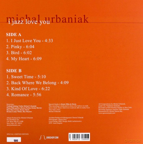 Michał Urbaniak: I jazz love you [Winyl]