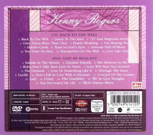 Kenny Rogers: Back To The Well [CD]+[DVD]