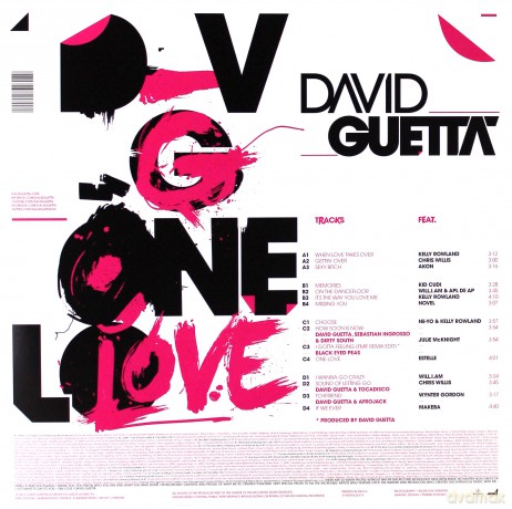 David Guetta: One Love (Pink) [2xWinyl]