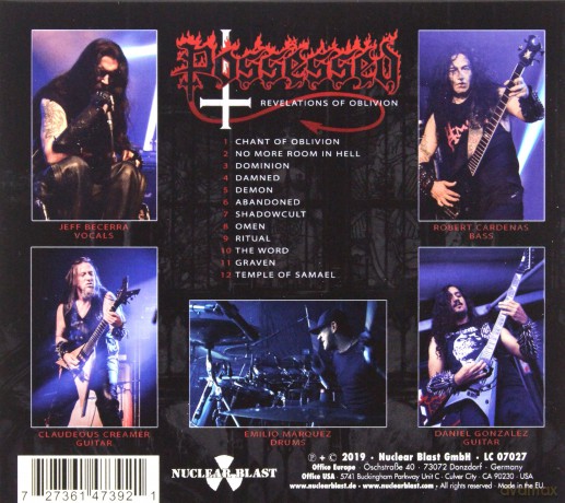 Possessed: Revelations Of Oblivion [CD]