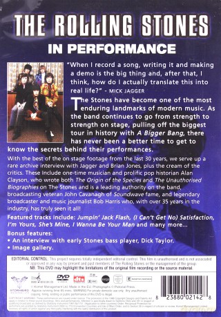 Rolling Stones: In Performance [DVD]
