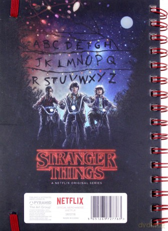 Stranger Things One Sheet Notatnik