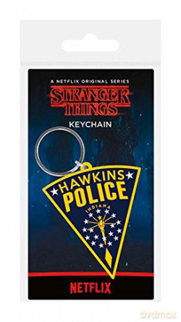 Stranger Things Hawkins Police Patch brelok