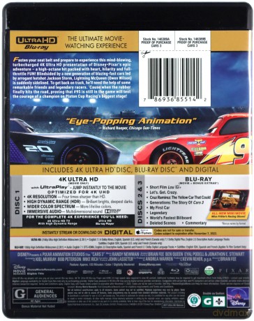 Cars 3 (Auta 3) (Disney) [Blu-Ray 4K]+[2xBlu-Ray]