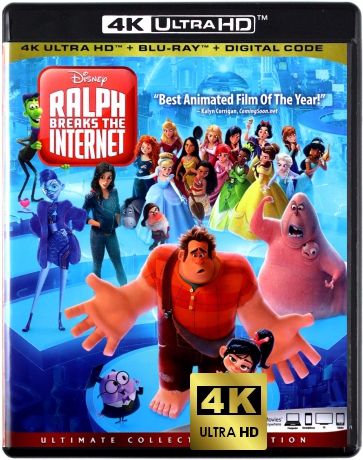 Ralph Breaks the Internet (Ralph Demolka w internecie) [Blu-Ray 4K]+[Blu-Ray]