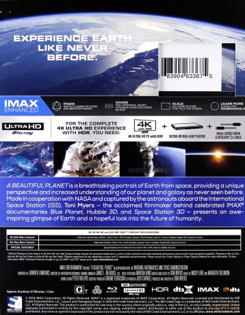 A Beautiful Planet [Blu-Ray 4K]+[Blu-Ray]