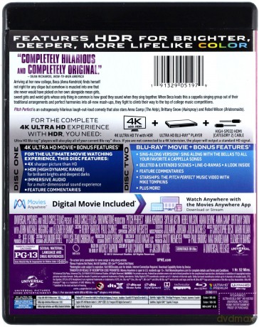 Pitch Perfect [Blu-Ray 4K]+[Blu-Ray]