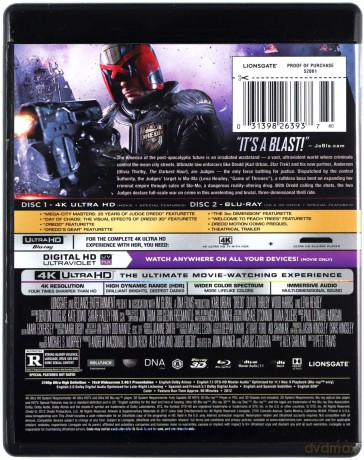 Dredd [Blu-Ray 4K]+[Blu-Ray]