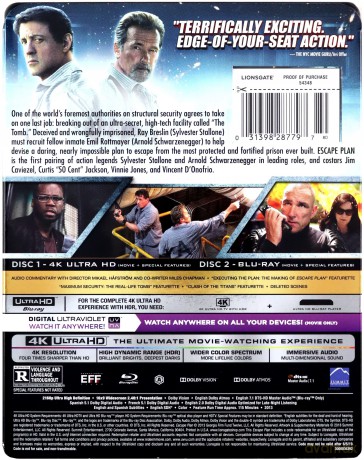 Escape Plan (Plan Ucieczki) [Blu-Ray 4K]+[Blu-Ray]