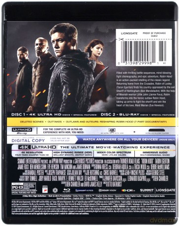 Robin Hood (2018) (Robin Hood: Początek) [Blu-Ray 4K]+[Blu-Ray]