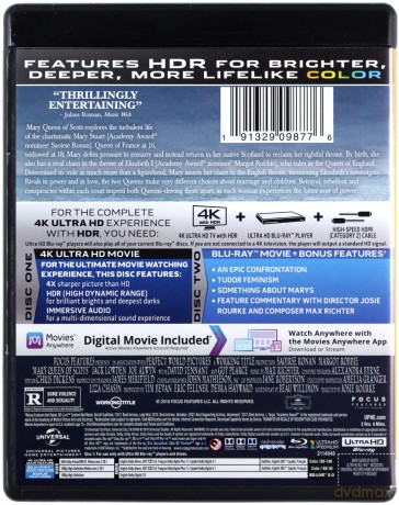 Mary Queen of Scots (Maria, królowa Szkotów) [Blu-Ray 4K]+[Blu-Ray]