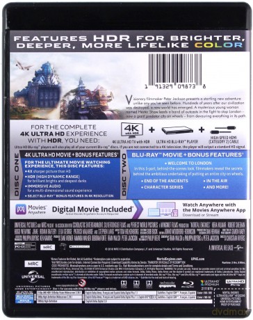 Mortal Engines (Zabójcze maszyny) [Blu-Ray 4K]+[Blu-Ray]