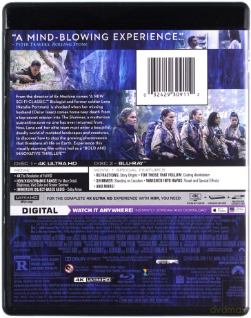 Annihilation (Anihilacja) [Blu-Ray 4K]+[Blu-Ray]