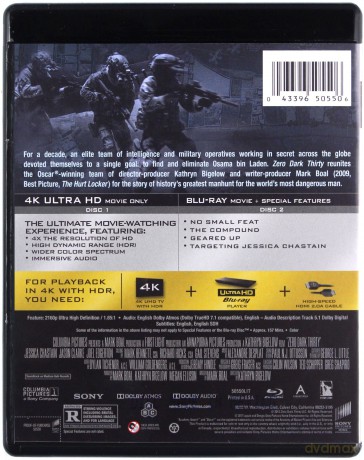 Zero Dark Thirty (Wróg numer 1) [Blu-Ray 4K]+[Blu-Ray]