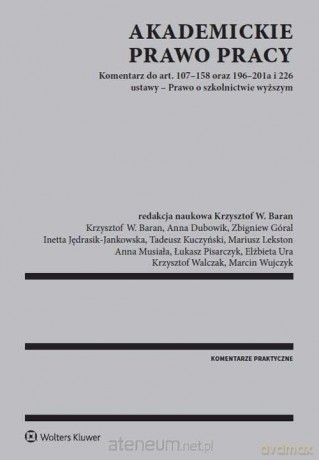 Akademickie prawo pracy [KSIĄŻKA]