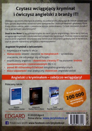 Angielski kryminał z ćwiczeniami - Dead in the Water B2-C1 - Greg Gajek [KSIĄŻKA]