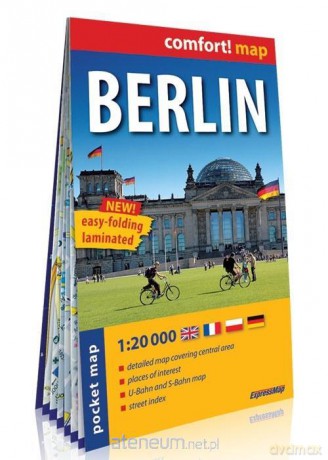 Comfort! map Berlin 1:20 000 mini plan miasta
