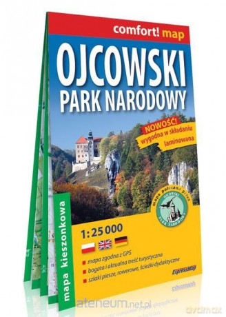 Comfort! map Ojcowski Park Narodowy 1:25 000 mini mapa