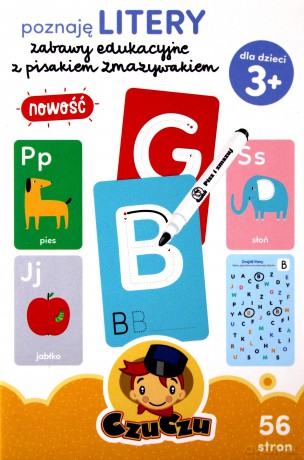 CzuCzu Poznaję litery.Zabawy edukacyjne z psiakiem [KSIĄŻKA]
