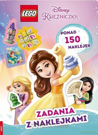 Disney Księżniczka. Zadania z naklejkami [KSIĄŻKA]