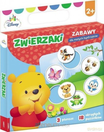 Disney Maluch. Zwierzęta. Zabawy dla małych [KSIĄŻKA]