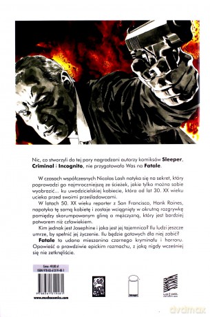 Fatale (Tom 1) Śmierć podąża za mną - Ed Brubaker, Sean Phillips [KOMIKS]