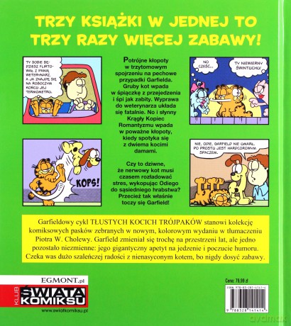 Garfield. Tłusty koci trójpak (Tom 4) [KOMIKS]