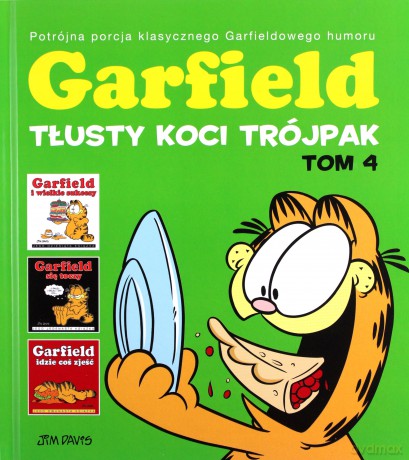 Garfield. Tłusty koci trójpak (Tom 4) [KOMIKS]