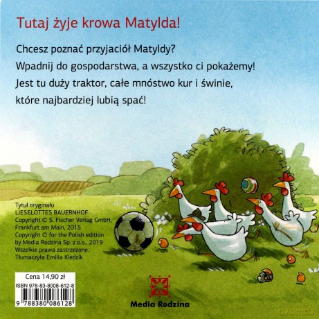 Gospodarstwo krowy Matyldy - Alexander Steffensmeier, Emilia Kledzik [KSIĄŻKA]