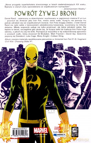 Nieśmiertelny Iron Fist (Tom 1) Opowieść ostatniego.. - Ed Brubaker, Matt Fraction, David Aja [KOMIKS]