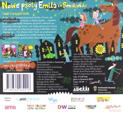 Nowe psoty Emila ze Smalandii audiobook - Astrid Lindgren [AUDIOBOOK]