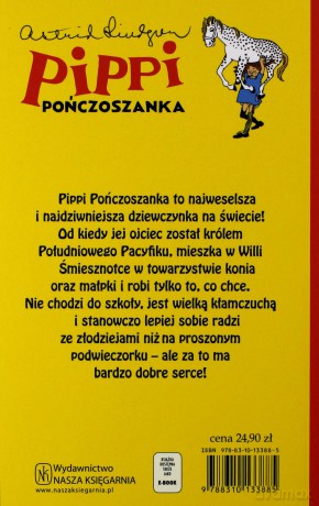 Pippi Pończoszanka - Astrid Lindgren, Irena Szuch-Wyszomirska, Ingrid Vang-Nyman [KSIĄŻKA]