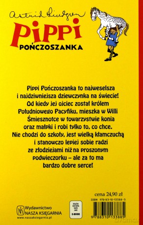 Pippi Pończoszanka - Astrid Lindgren, Irena Szuch-Wyszomirska, Ingrid Vang-Nyman [KSIĄŻKA]