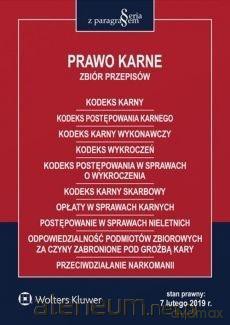 Prawo karne Zbiór przepisów st, prawny luty 2019 [KSIĄŻKA]
